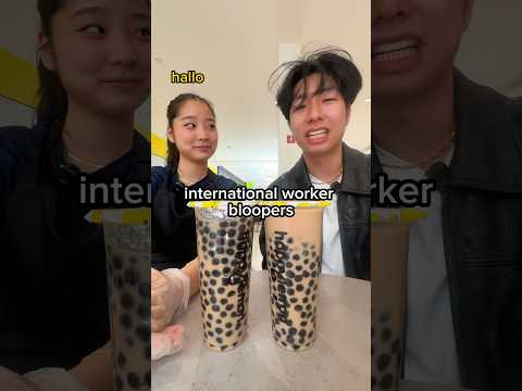 transforming into jungkook in front of international worker 😳 #short