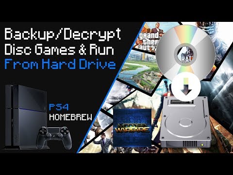Backup/Decrypt PS4 Disc Games & Run From HDD Ft. Modded Warfare
