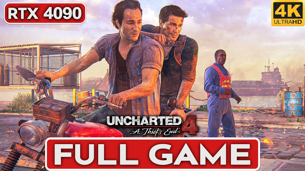 Uncharted 4 Full Gameplay in 4K 60FPS on PC 🎮