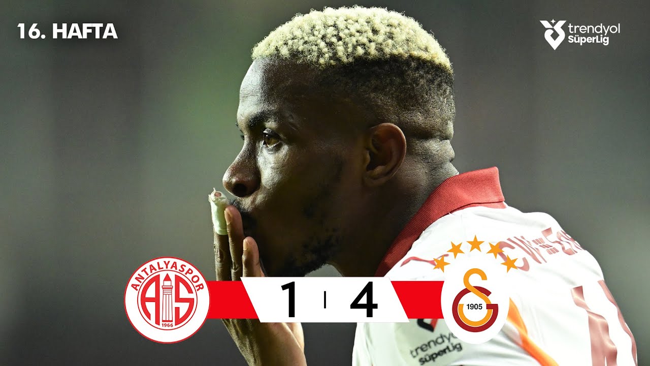 Galatasaray 4-1 Antalyaspor | Süper Lig Highlights 🏆