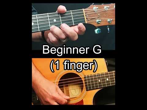🎸 Easy G Chord – 1-Finger Beginner Hack! 🎸