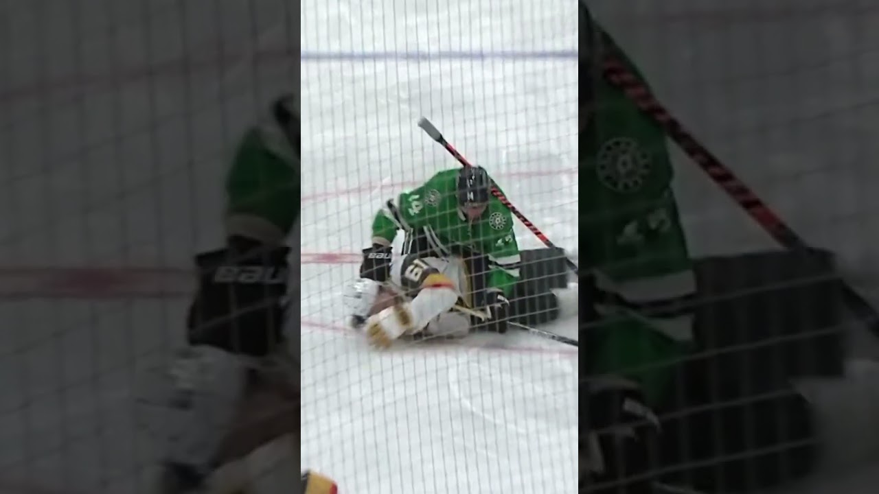 Jamie Benn Cross-Checks Mark Stone High 🚨