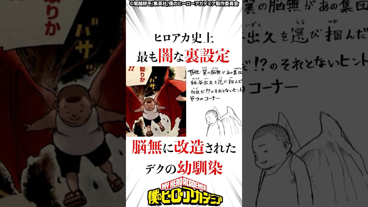 【ヒロアカ】闇深い裏設定！改造された幼馴染の真実🌀