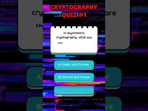 Cryptography Basics Quiz #computernetwork #quiz