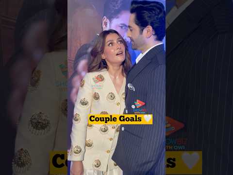 Ayeza Khan & Danish Taimoor at the last mega episode of SHER #danishtamoor #ayezakhan