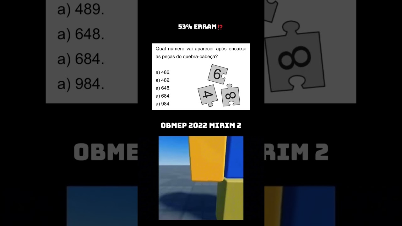 Desafio OBMEP 2022 Nível 2: Questão 01 de Matemática 🧮