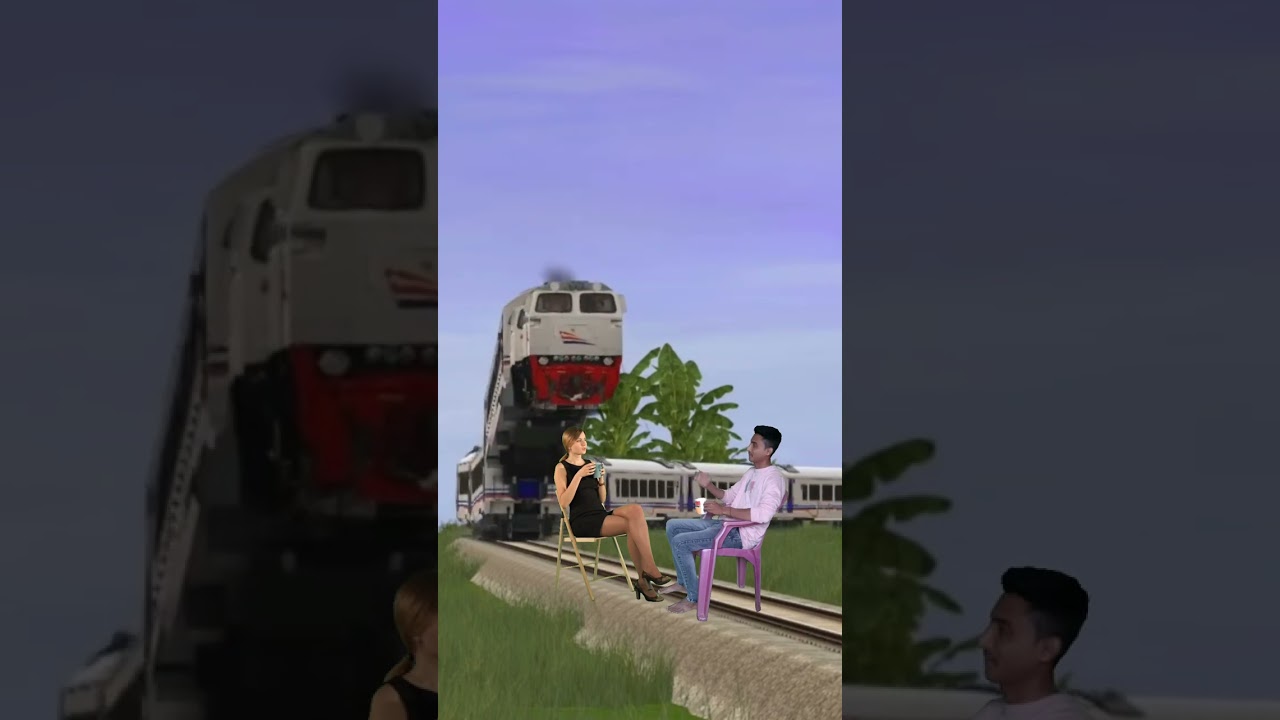 Hilarious Train VFX Magic 😂 #Shorts