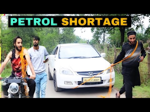 Petrol Shortage Kashmiri Funny Drama | Kashmiri Rounders |