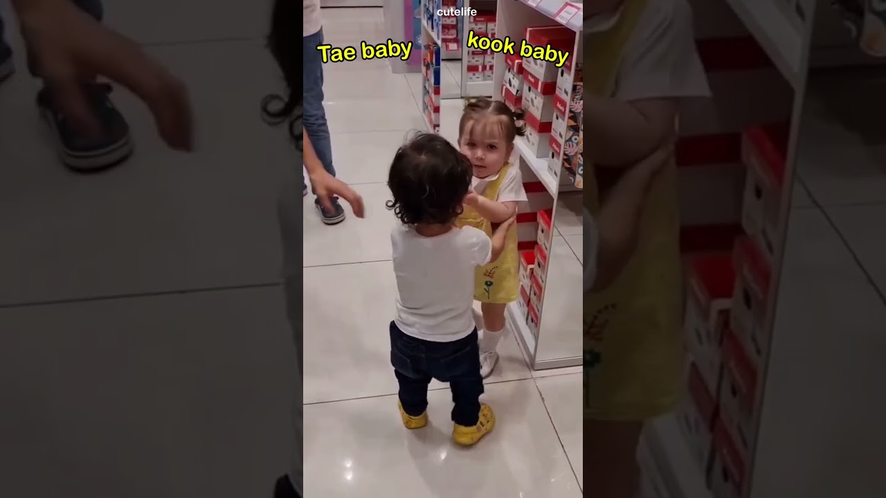 Taekook Baby Fight! 😈 | CuteLife #Shorts