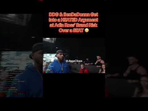 DDG & BenDaDonnn Get Into a HEATED Argument at Adin Ross’ Brand Risk Over a SEAT 😳 #ddg #bendadonnn