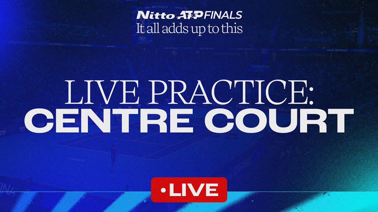 2025 Watch Live Practice at the 2025 Nitto ATP Finals on Centre Court 🎾