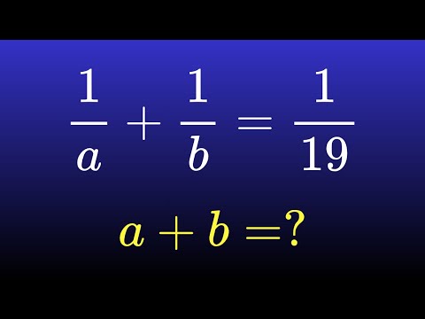 Exploring Algebra: Solving for a + b | Math Olympiad Challenge