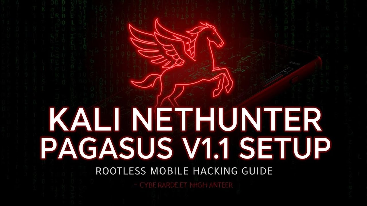 Kali Nethunter Rootless: Pegasus v1.1 Tool Setup 🔧