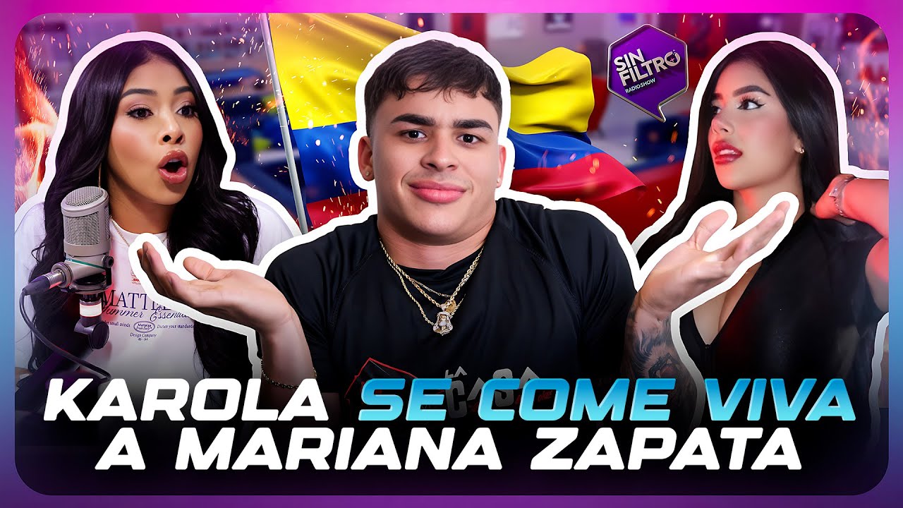 Karola se enfrenta a Mariana Zapata en un cara a cara en Jlexis y La Reta