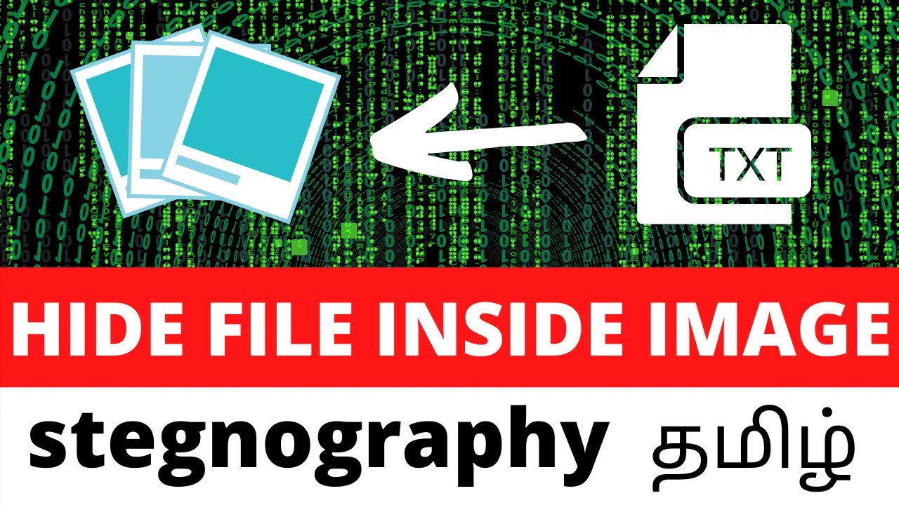 Ethical Hacking Basics: How to Hide Files in Images (Steganography) | Tamil Lecture 16 📷