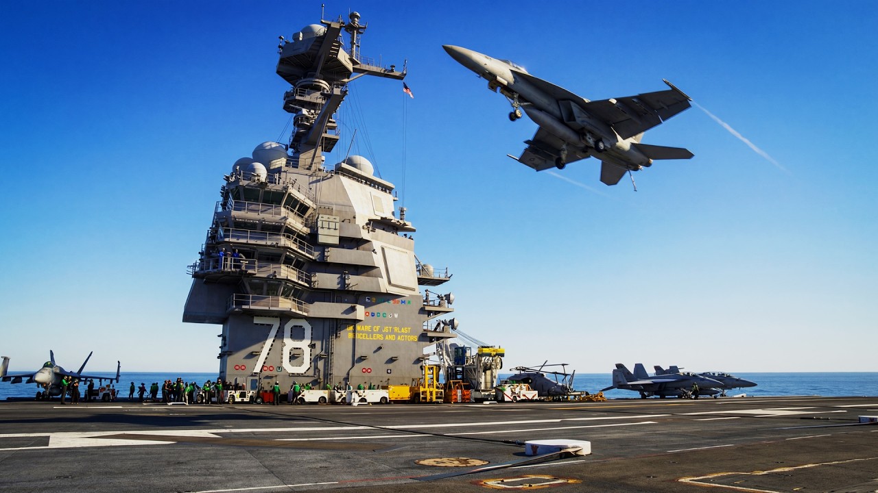 USS Ford's 1,200-Mile Mediterranean Mission 🌊