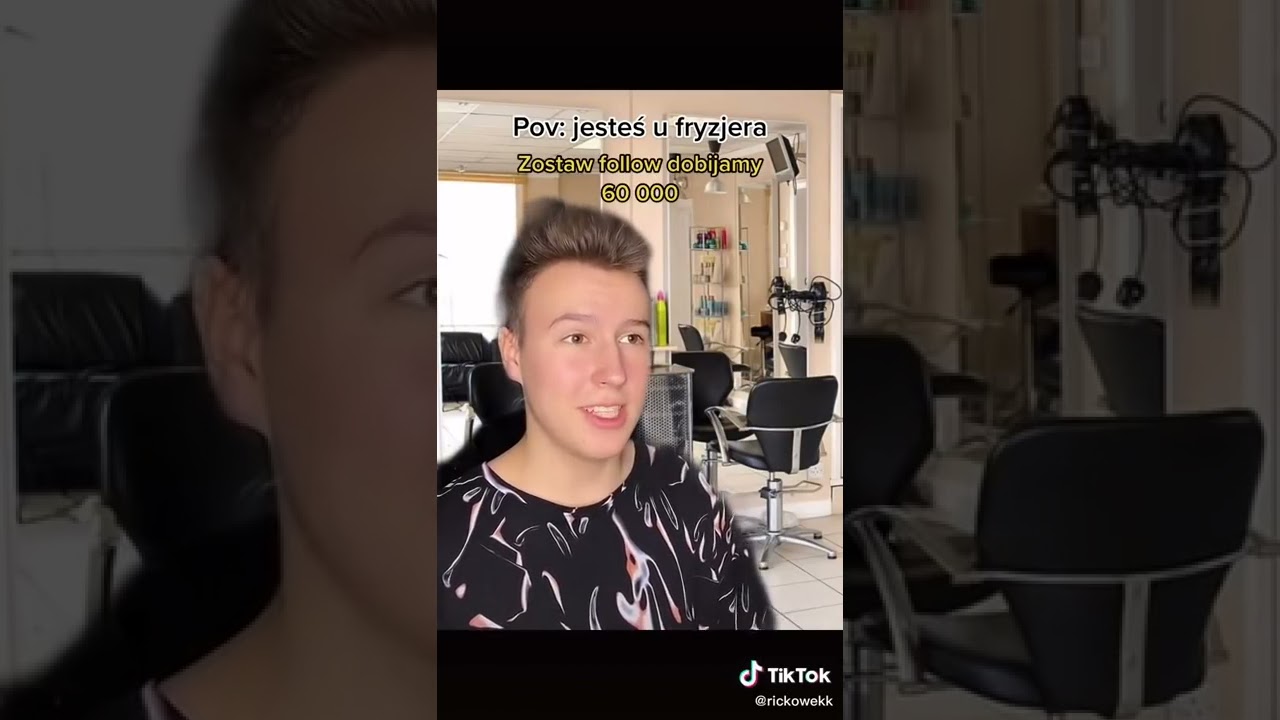 Jesteś u fryzjera ✂️ Krótki POV z TikToka