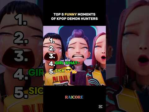 Top 5 Funniest moments of kpop demon hunters part 3 #kpop #kpopdemonhunters #trending