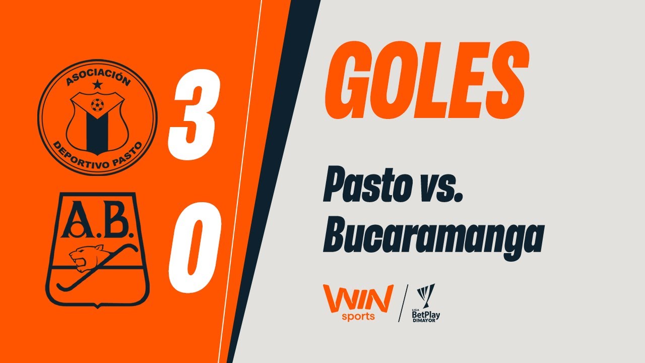 Pasto vs. Bucaramanga Goles | Liga BetPlay 2025-2