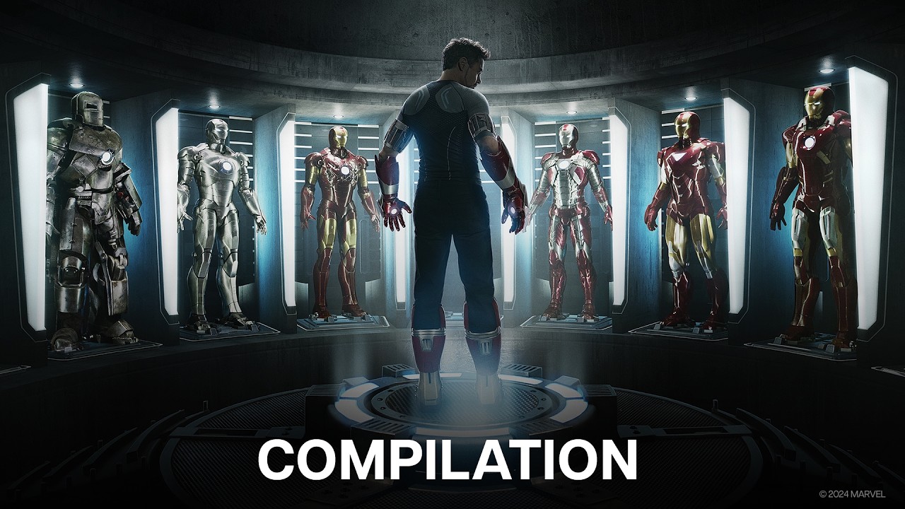 Tony Stark's Top Iron Man Suit-Ups in MCU (4K) 🦾