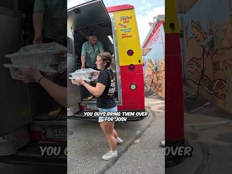 Handing Out Hot Dogs to Hungry People!