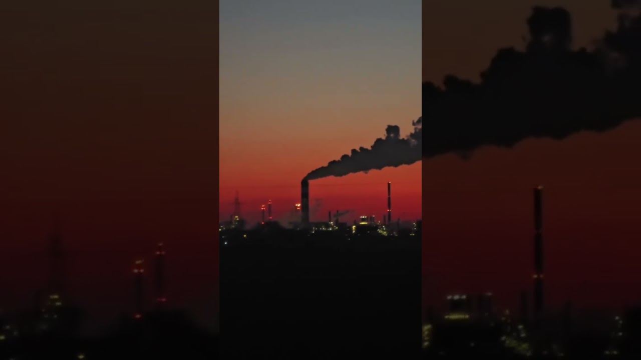 Różowe Niebo nad Płockiem 🌌