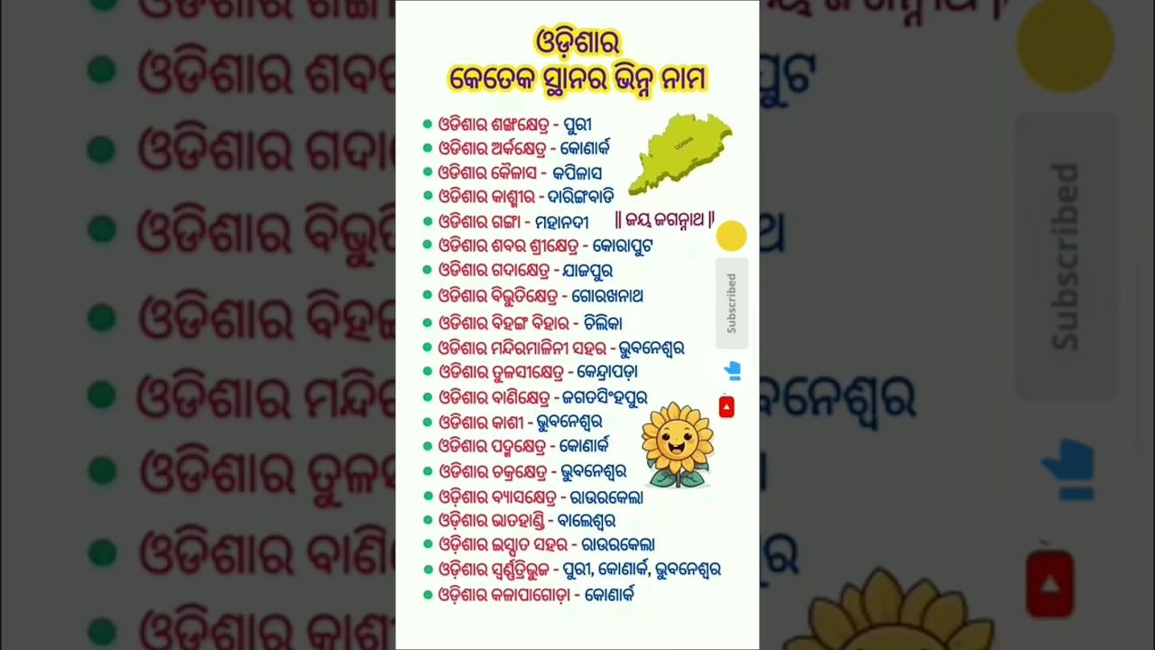 Odisha GK | Odisha General Knowledge 📚