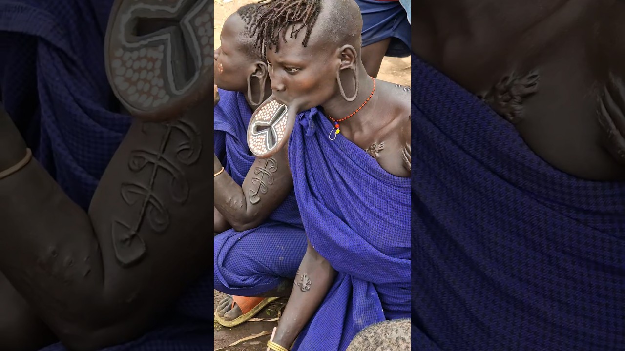 Discover a Mursi Tribe Girl in Ethiopia's Omo Valley 🌍