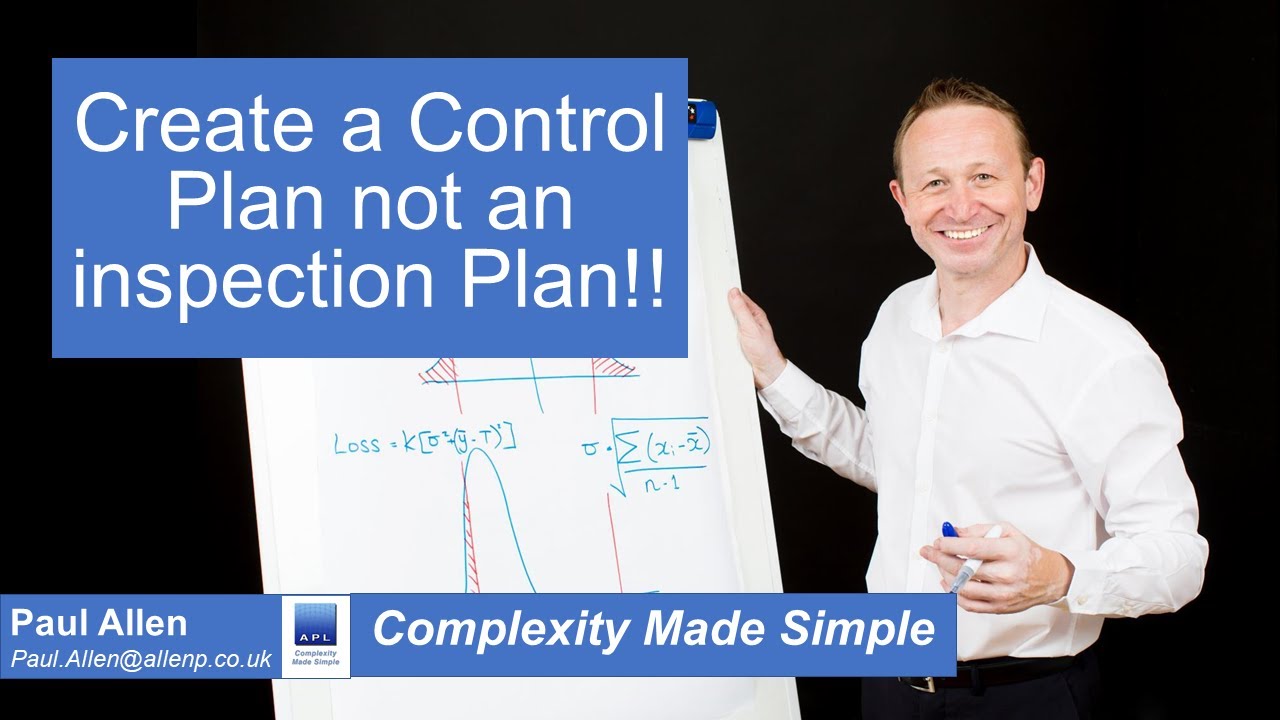Why You Need a Control Plan (Not Just an Inspection Plan) 🚀