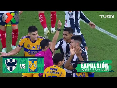 ¡Roja directa para el 'Corcho'! | Monterrey vs Tigres | Liga MX - Jornada 16 Apertura 2025 | TUDN