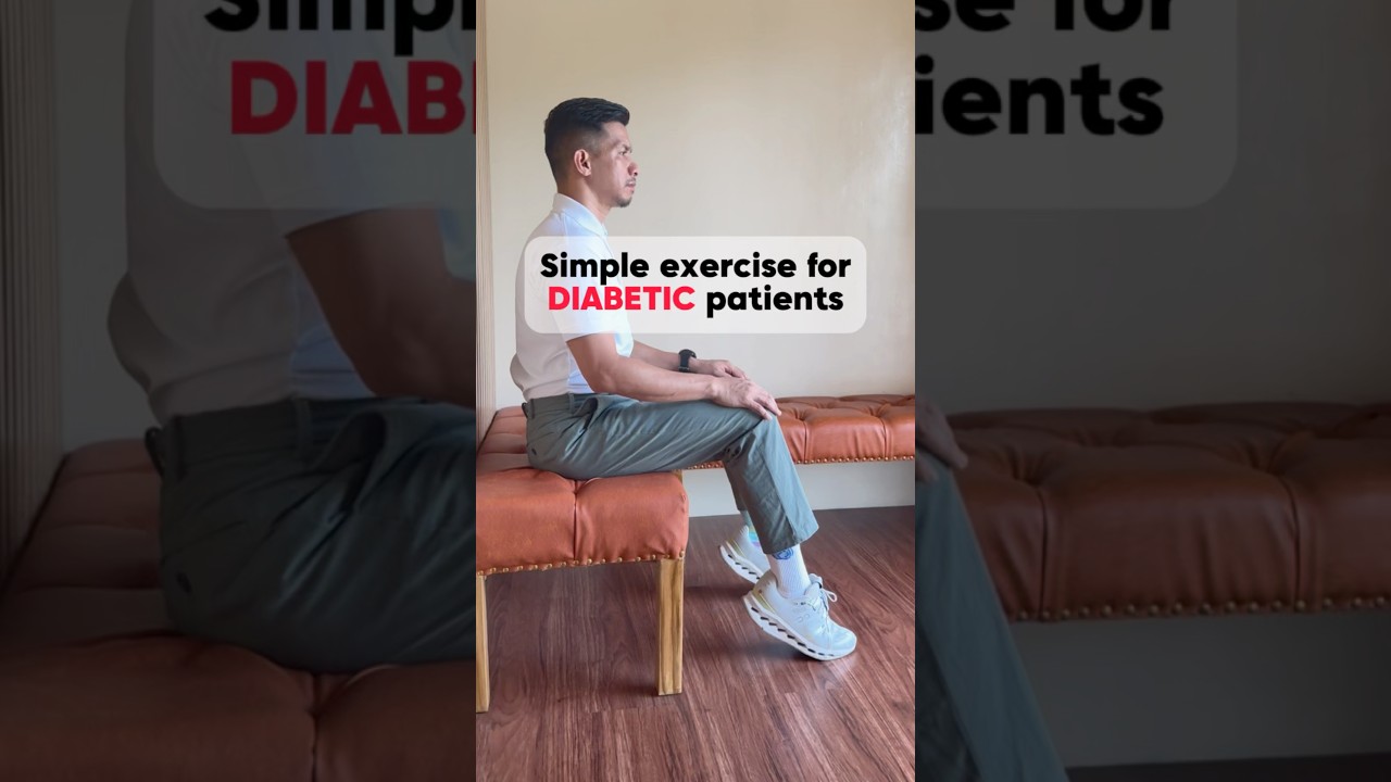 Easy Exercise for Diabetics to Burn Blood Sugar 💪