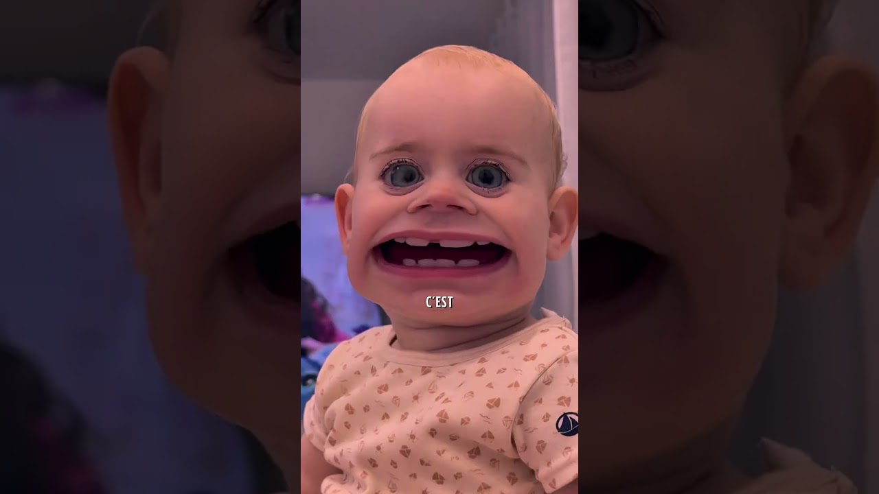 Athéna en pleine forme 😅 #humour #famille