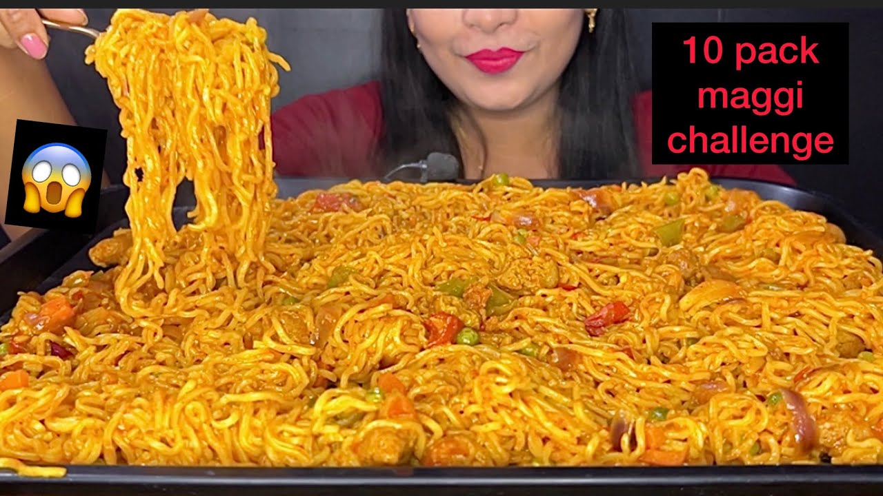 10 Pack Maggi Challenge 🍜