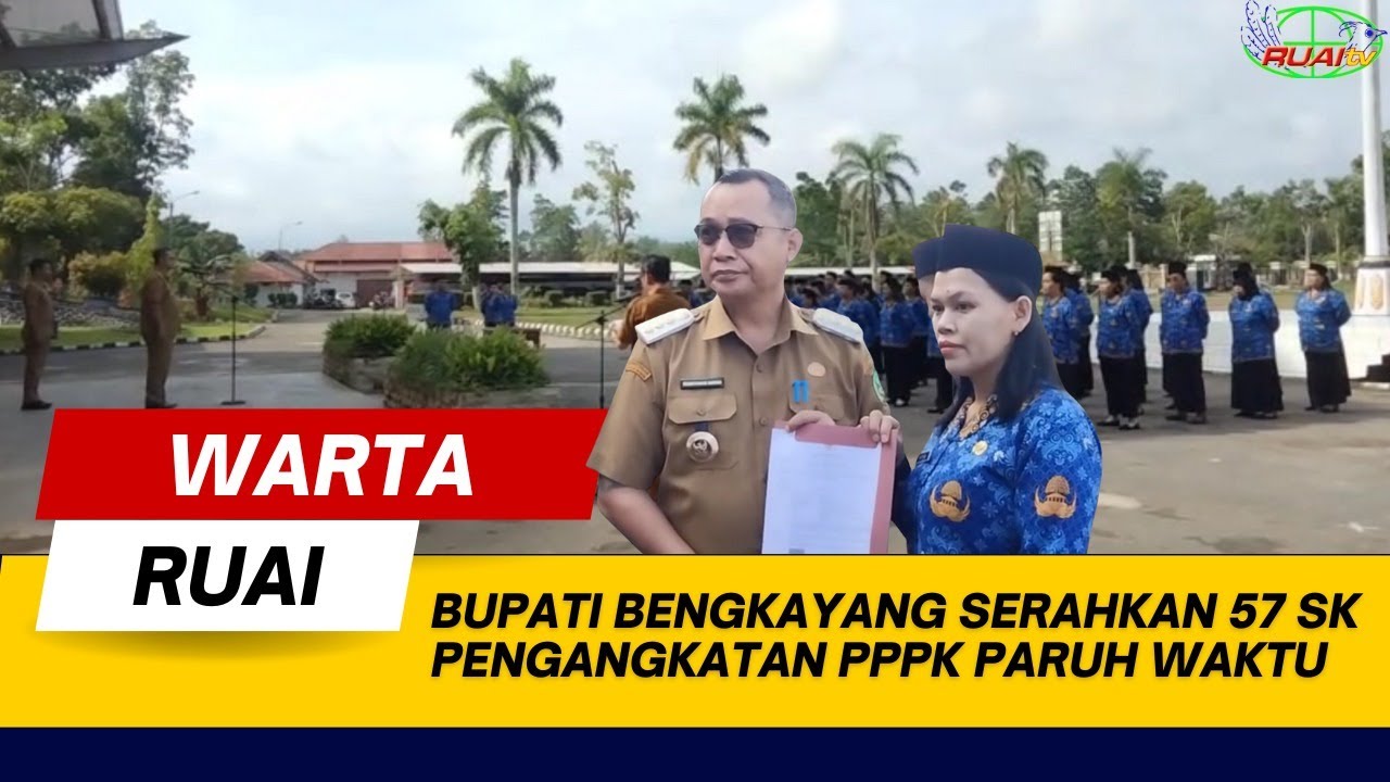 Bengkayang Serahkan 57 SK PPPK Paruh Waktu