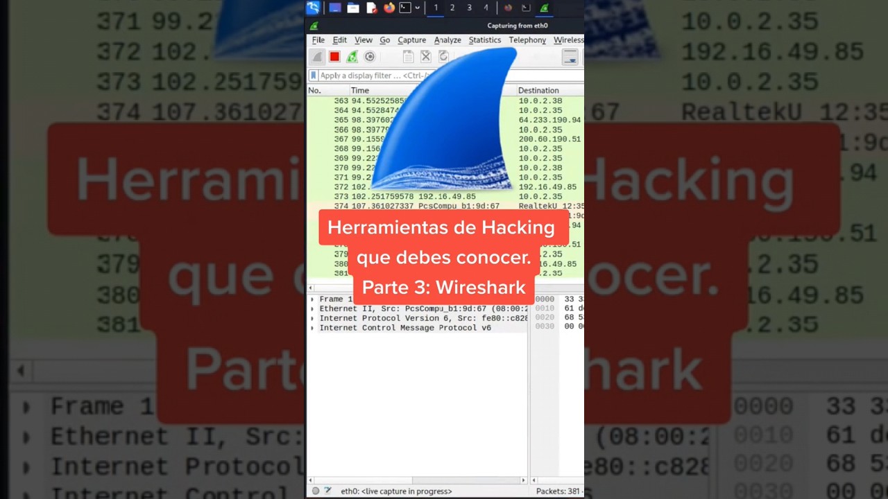 Herramientas de Hacking: Wireshark Esencial 🔍
