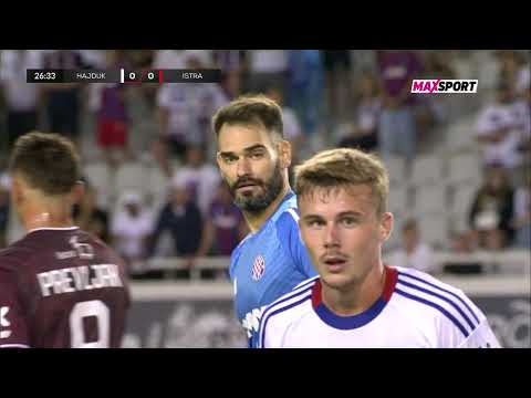 HAJDUK vs ISTRA 1961 2:1 (1. kolo, SuperSport HNL 25/26)