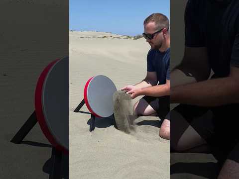 Super Giant Magnet — Collects Magnetic Sand Like a Vacuum! 🧲💨