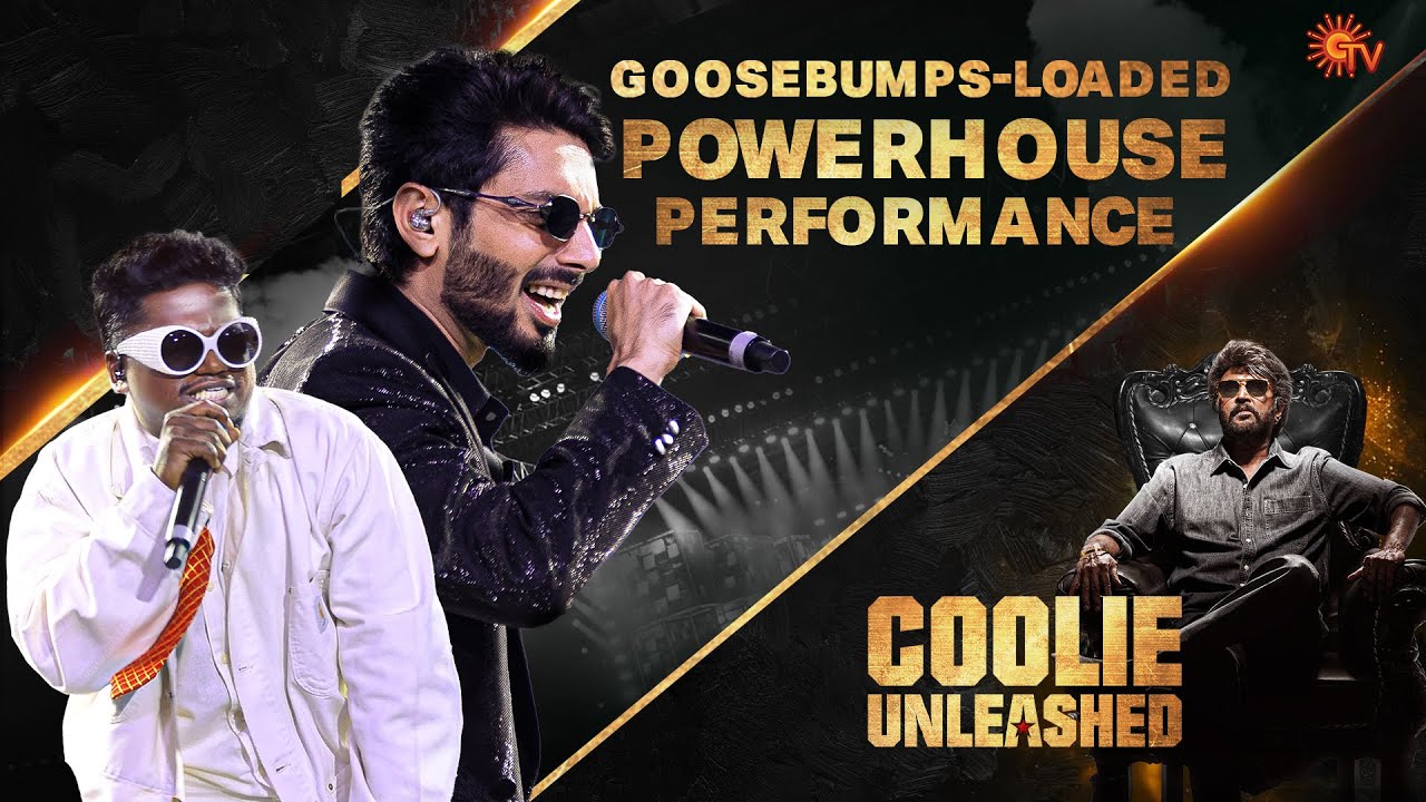 Anirudh's Powerhouse Performance at Coolie Unleashed 🎶