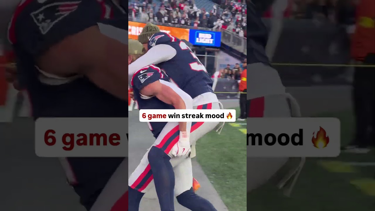 6 Patriots Celebrate 6-Game Winning Streak! π