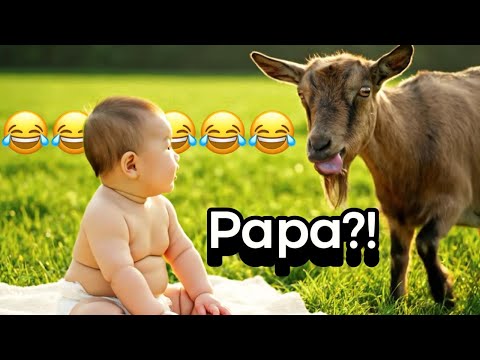 Baby laughing so hard at papa