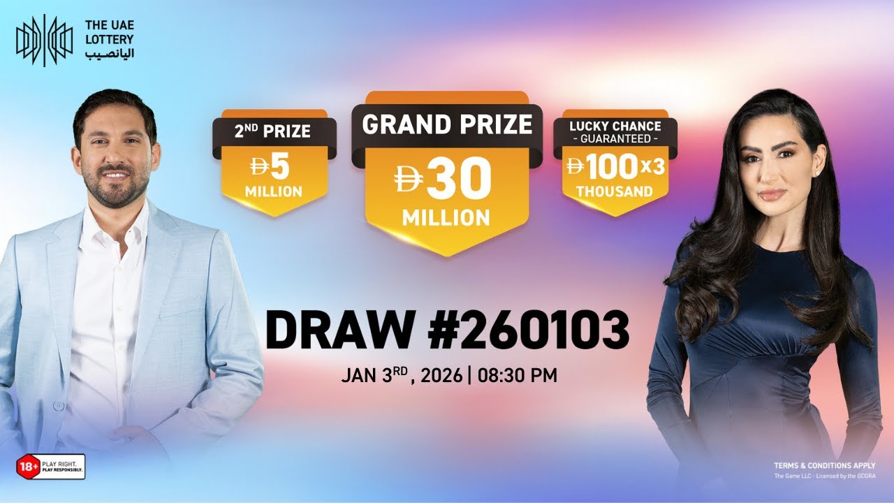 Lucky Day Live Draw - Jan 3, 2026 🎉