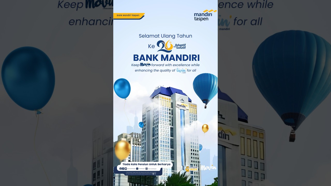 Selamat Ulang Tahun ke-26, Bank Mandiri 🎉