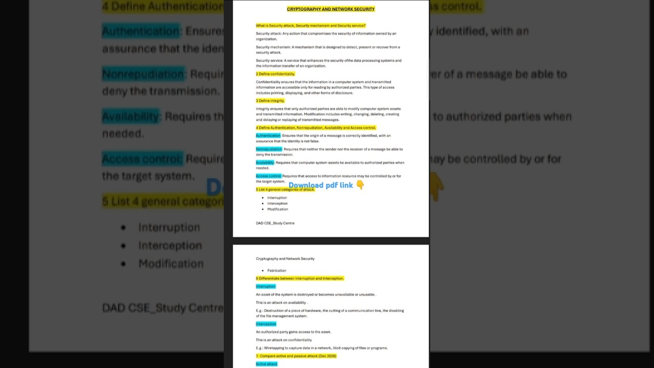 Top Cryptography & Network Security Questions for 2025 Exam π | Quick Prep Tips
