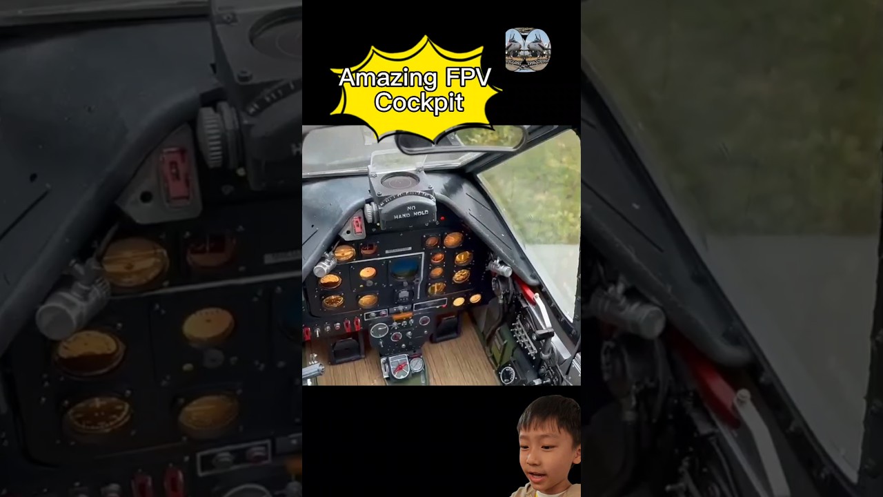 How Much Would You Pay for a Scale RC Warbird FPV Cockpit? ✈️