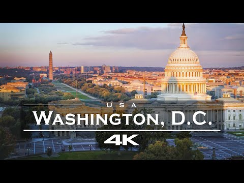 Washington DC - USA 🇺🇸 - by drone [4K]