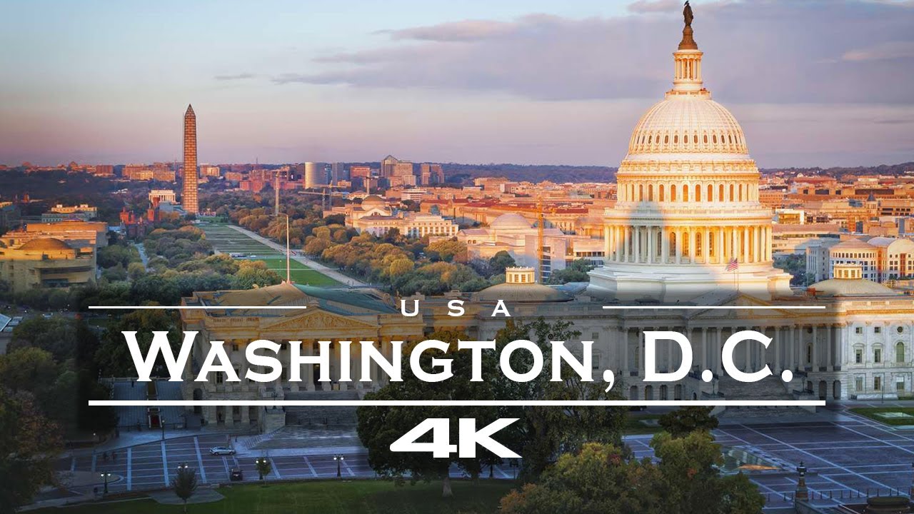 Stunning 4K Drone Tour of Washington D.C. ๐บ๐ธ | Aerial Views of the U.S. Capital