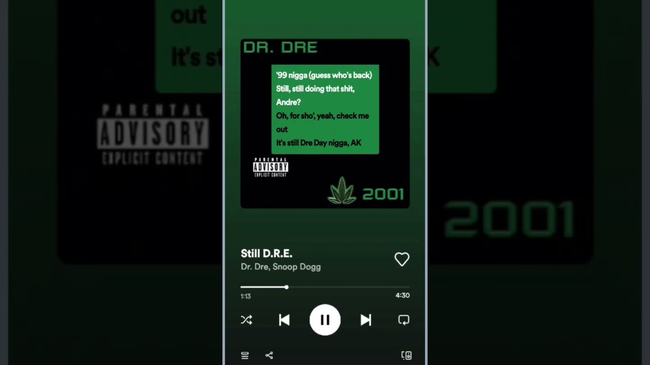 Dr. Dre - Still D.R.E (Lyrics) ft. Snoop Dogg 🎶