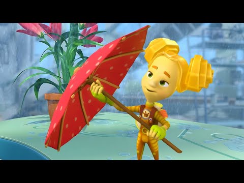 Toola Learns the Benefits of an Umbrella! | The Fixies | Cartoons for Kids | WildBrain Wonder