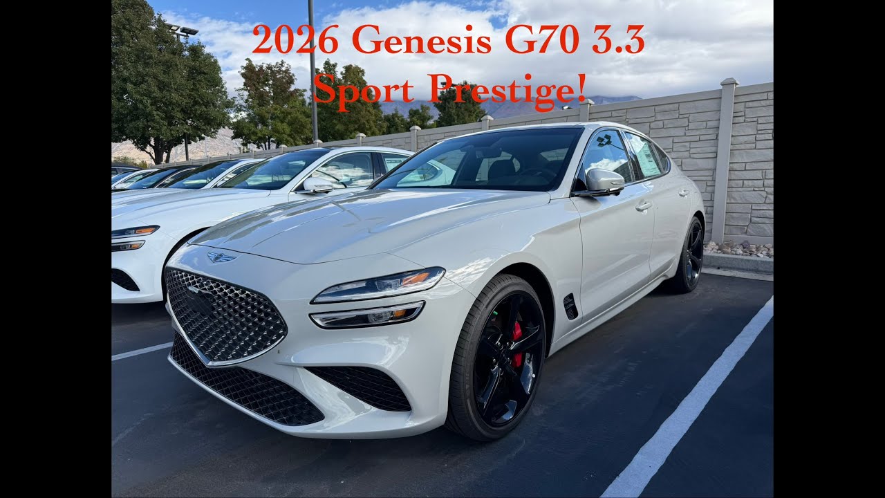 2026 Genesis G70 3.3 Sport Prestige Walkaround 🚗
