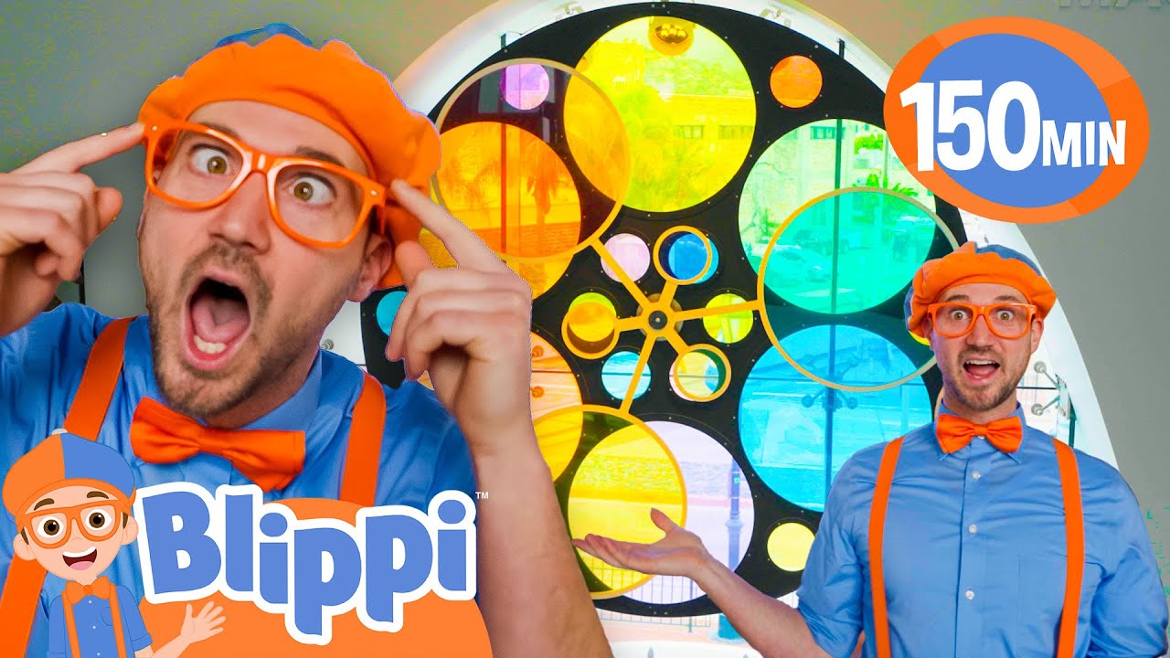 Blippi Explores Light & Color at MOXI 🎨